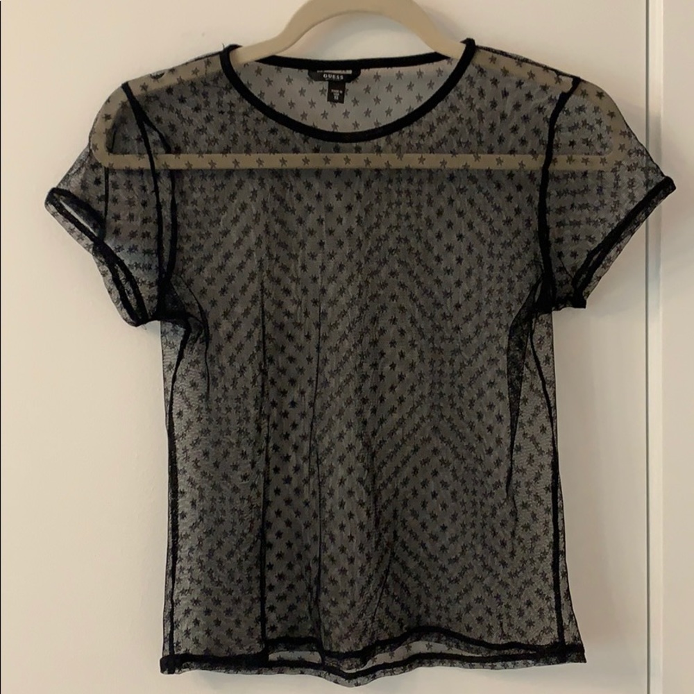sheer star top